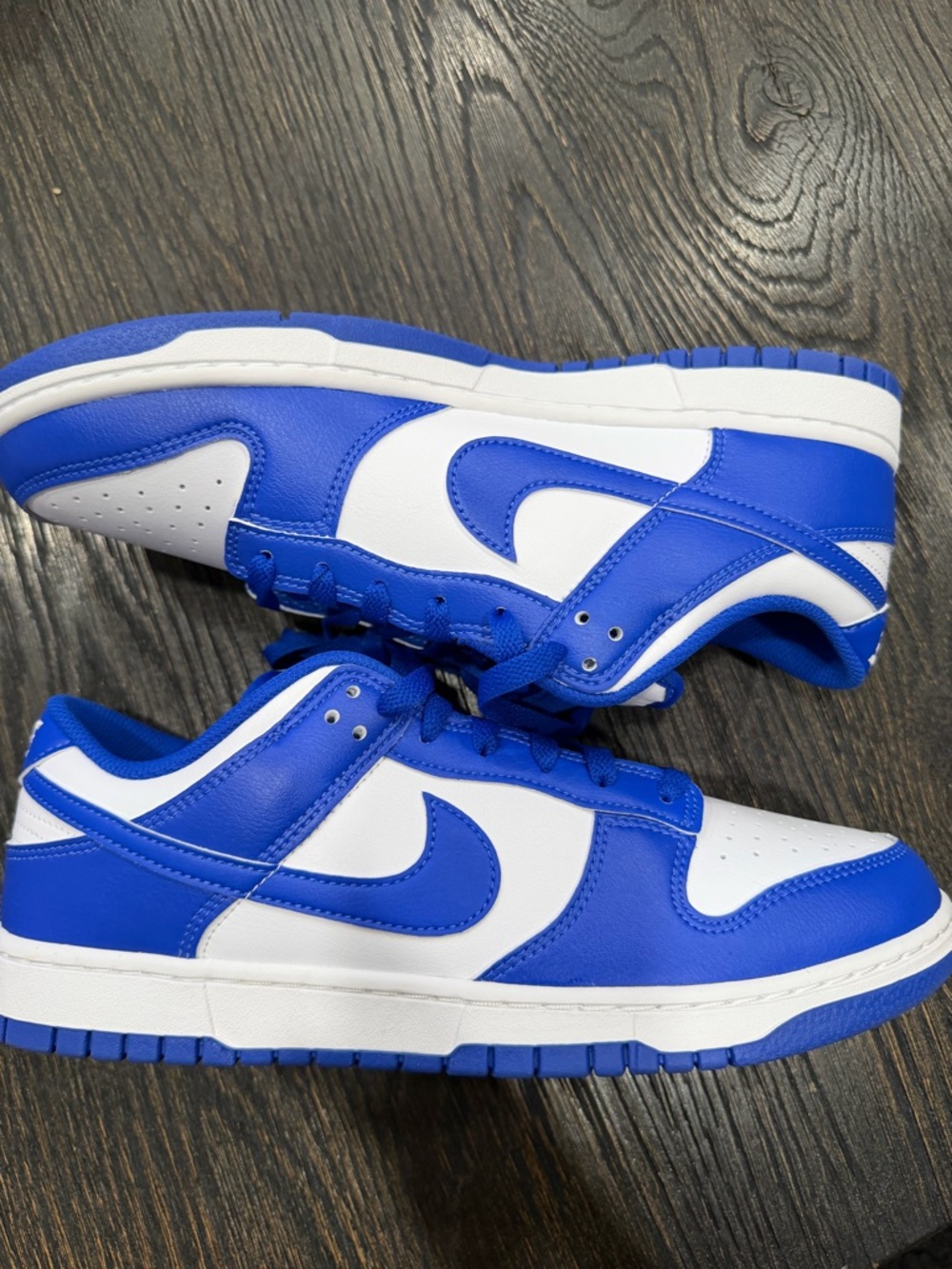 Nike Dunk Low SP Retro Kentucky White Varsity Royal Blue (Men's) size 10.5